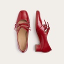 Greta Heels, glossy red OUTLET